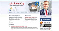 Desktop Screenshot of kubakwasny.pl