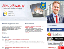 Tablet Screenshot of kubakwasny.pl